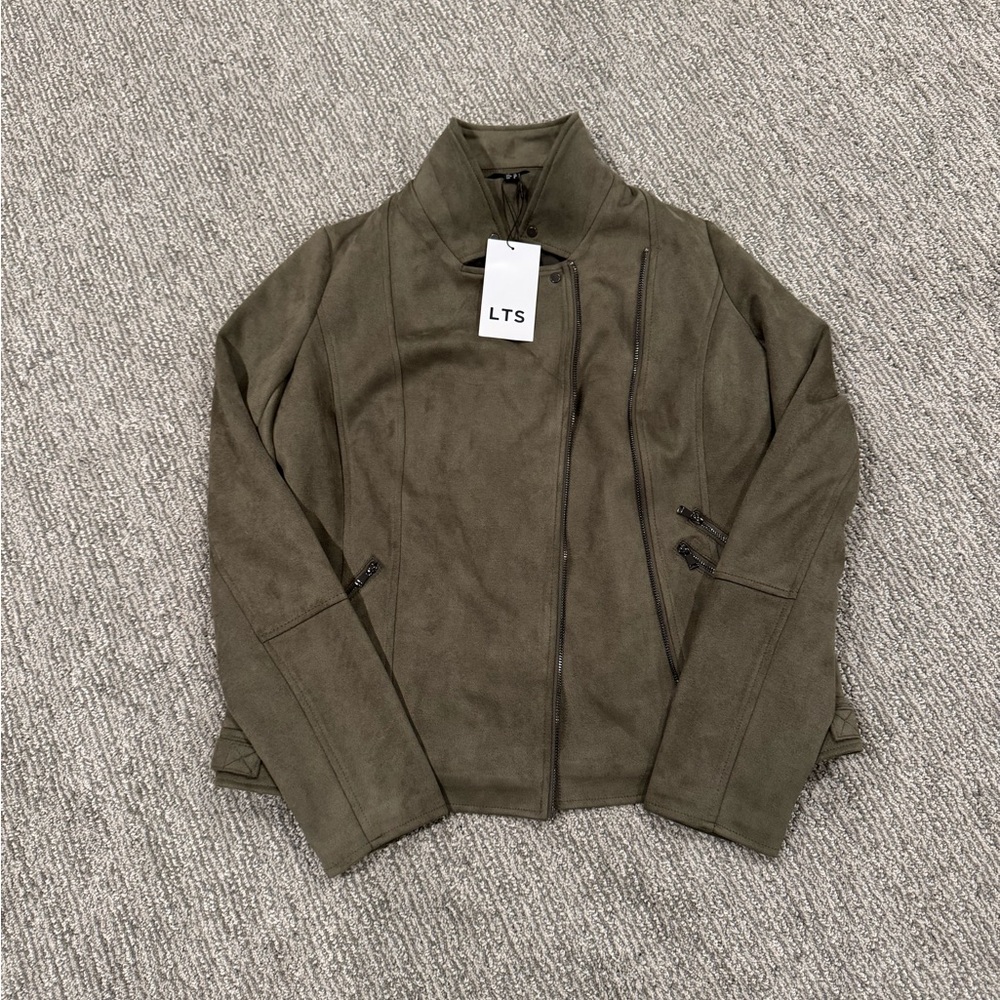 Long Tall Sally Olive Green Women's Blazer - Picture 3 of 4